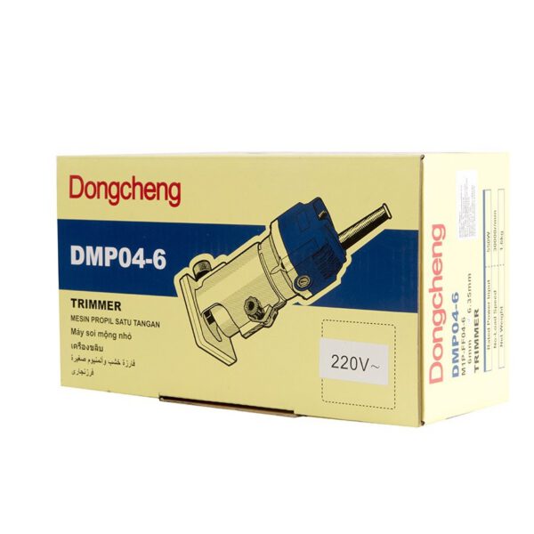 Dongcheng(DCดีจริง) DMP04-6 เครื่องทริมเมอร์ เร้าเตอร์ 1/4″ เซาะร่องไม้ 6 มิล 550W